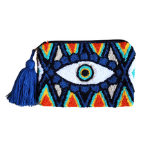 Turkish Evil Eye Wayuu Pouch/small bag