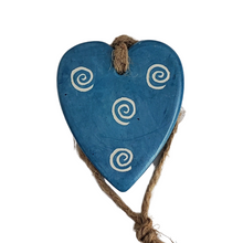 Soapstone Heart Ornaments