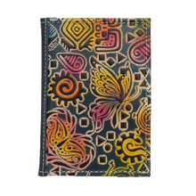 Leather Cardholder- Hand Stamped & Painted