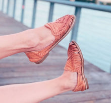 Mexican Leather Shoes, Flats/Sandals (Huaraches). Colorful Summer Shoes