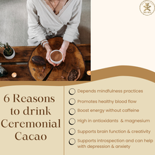 Ceremonial-Grade Cacao. Organic, Shaved, Indigenous Grown