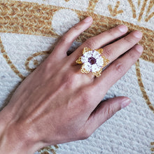 Beaded Rings, Flowers & Rhombus