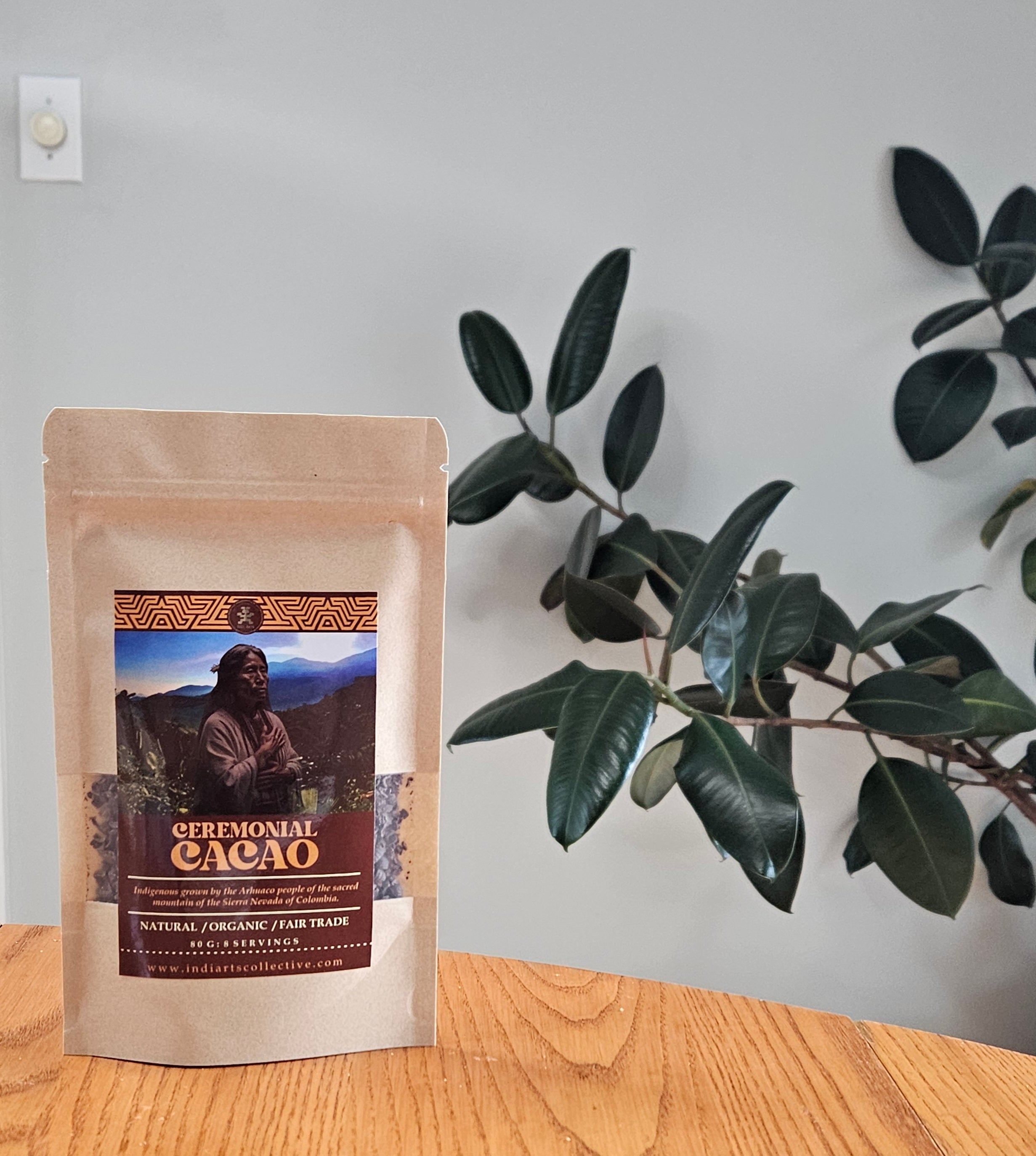 Ceremonial-Grade Cacao, Grated. Organic & Indigenous Grown