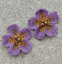 Beaded Flower Earrings, indigenous made