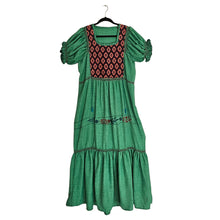 Embroidered Long Dress, 100% Cotton