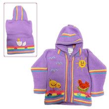 Hand-stitched Kids Hoodies, Merino Wool, Made in Peru