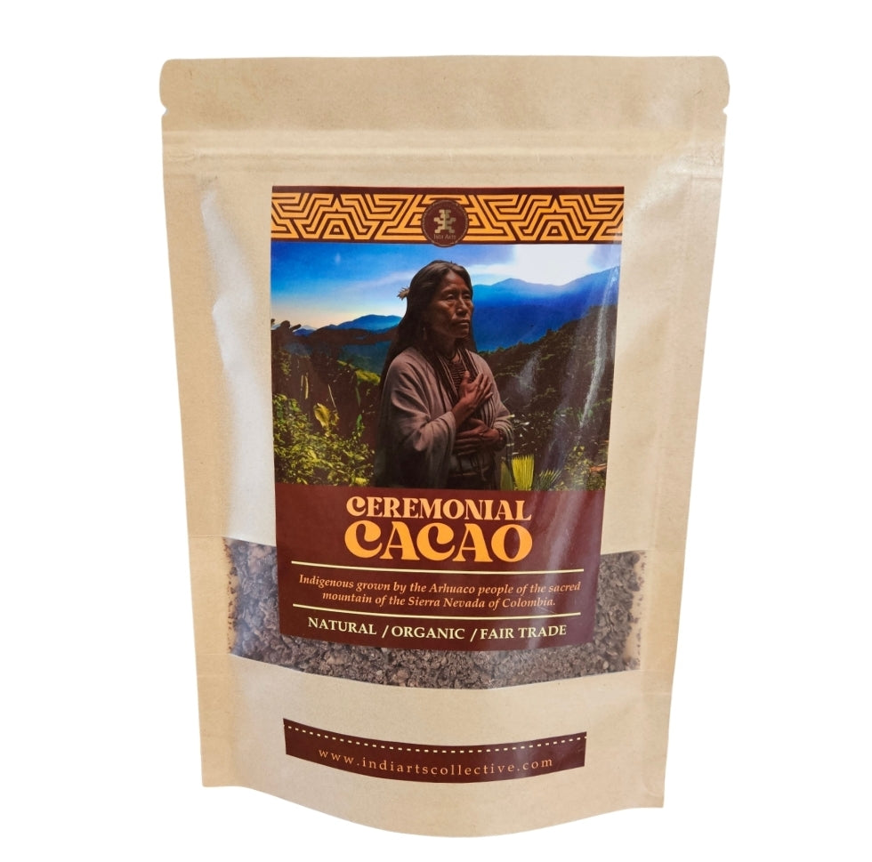 Ceremonial-Grade Cacao, Grated. Organic & Indigenous Grown