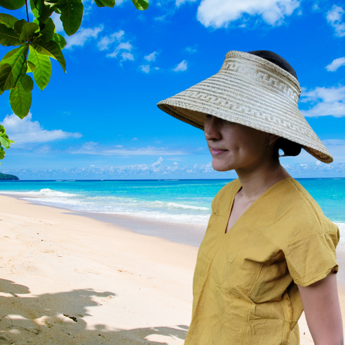 Wayuu Palm Sun Visor