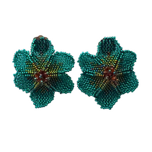 Beaded Flower Earrings, indigenous made