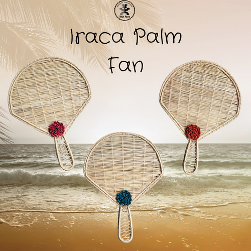 Iraca Palm Fan- Eco-friendly Fiber
