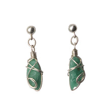 Gold plated/silver Emerald Murralla Earrings