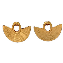 Pre- Columbian Design Gold Coated Studs