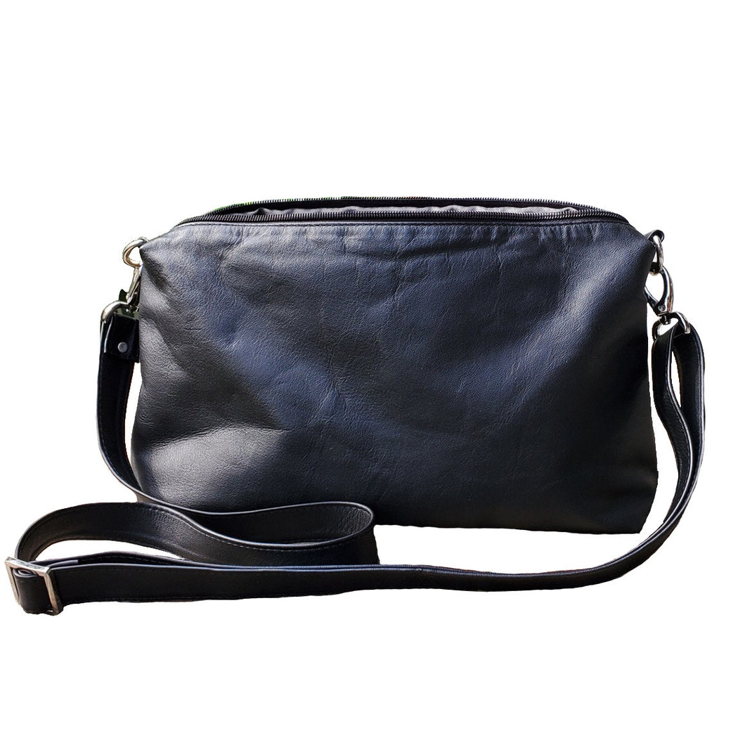 Unicolor Leather Bag