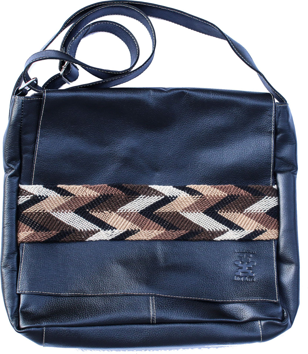 Unisex Leather Bag Wayuu Design