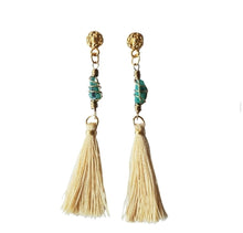 Gold plated/silver Emerald Murralla Earrings