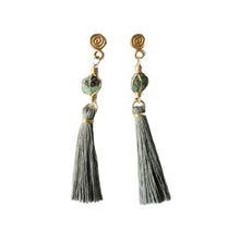 Gold plated/silver Emerald Murralla Earrings