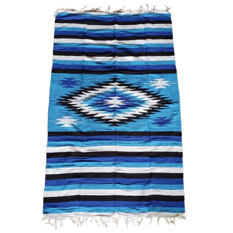 Diamond Shaped Large Mexican Blanket/Carpet!