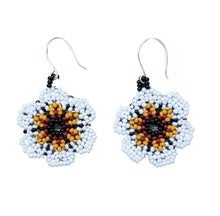 Beaded Flower Earrings, indigenous made