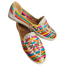 Mexican Leather Shoes, Flats/Sandals (Huaraches). Colorful Summer Shoes