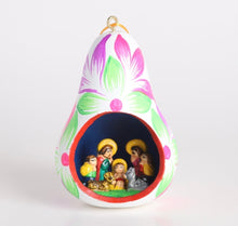 Nativity Gourd Ornaments