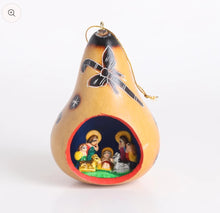 Nativity Gourd Ornaments