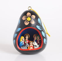 Nativity Gourd Ornaments