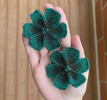 Beaded Flower Earrings, indigenous made