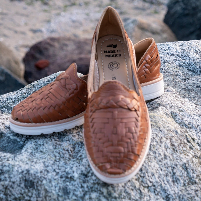 Mexican Leather Shoes, Flats/Sandals (Huaraches). Colorful Summer Shoes